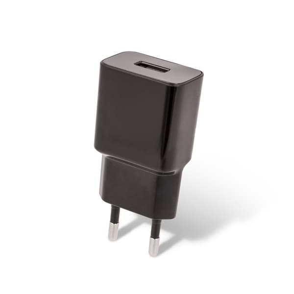 MXTC-01 Vægoplader USB (1A), sort