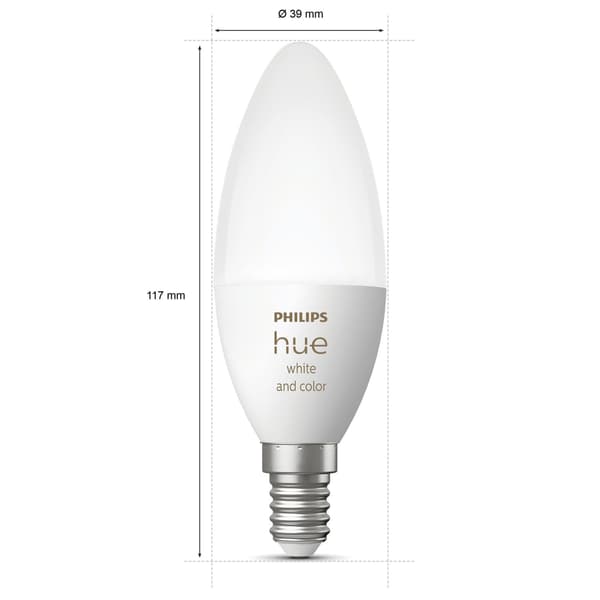 Philips Hue White Color Ambiance E14 K