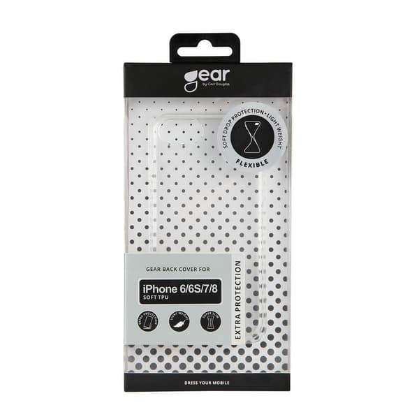 Gear Mobildeksel TPU Transparent - iPhone 6/7/8/SE