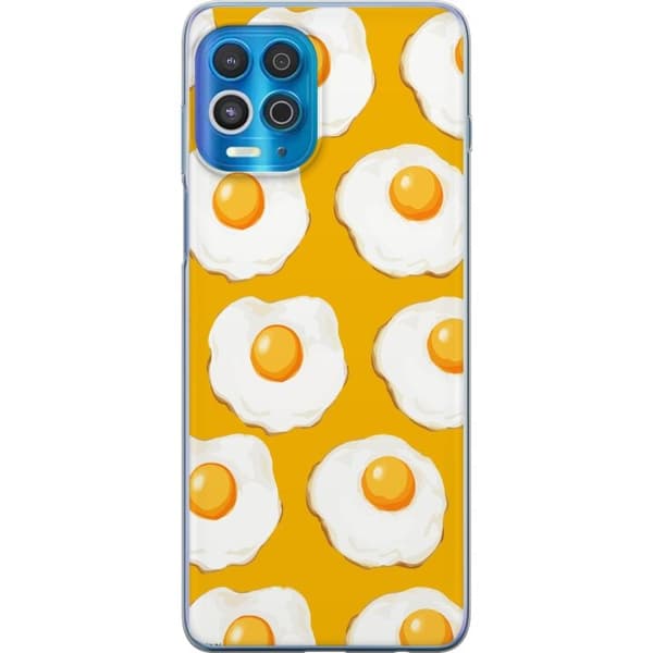 Mobildeksel til Motorola Edge S med Stekt egg motiv
