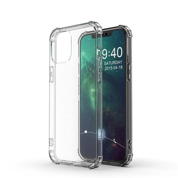 Gjennomsiktig mobildeksel til iPhone 13