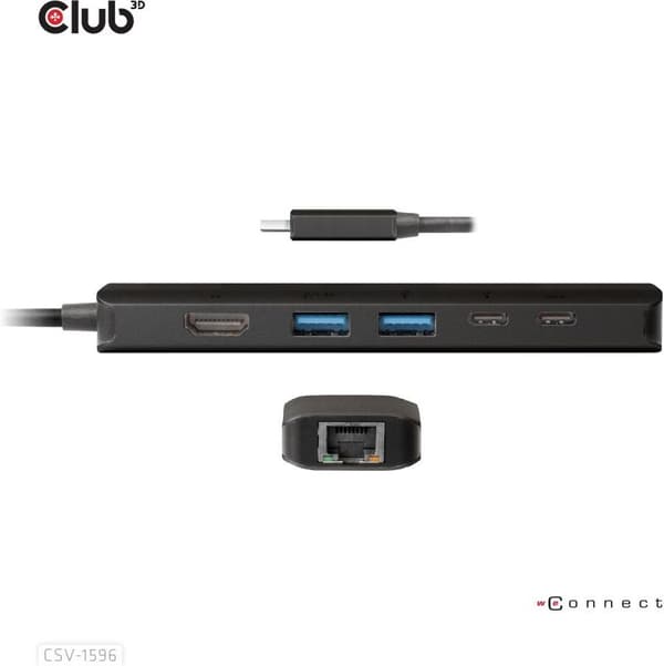 Club 3D Typ-C 6-i-1-hubb