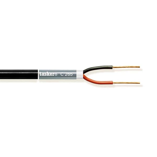 Tasker Speaker Kabel på Snelle 2x 1.00 mm² 100 m Svart