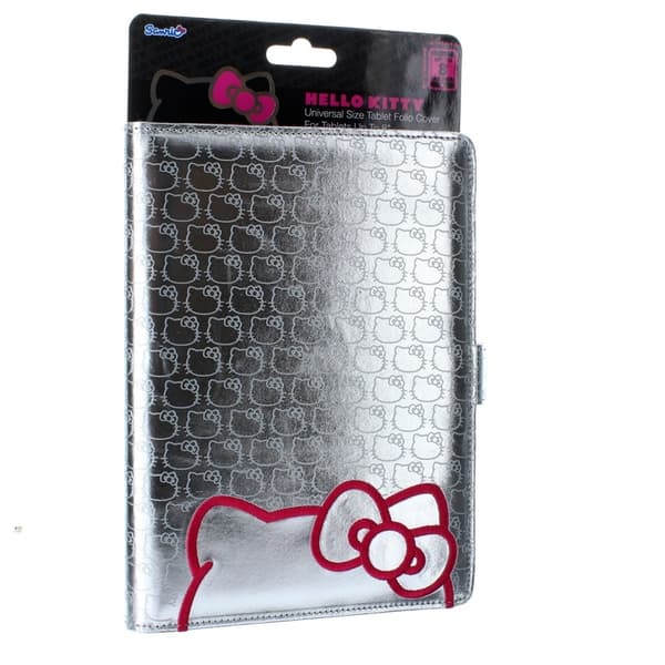 HELLO KITTY Tabletsuoja 7-8" Universal Silver