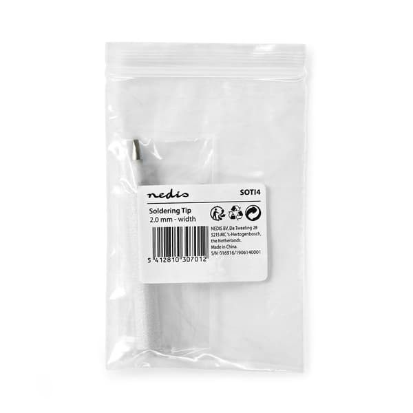 Nedis Lodding Tip | 2.0 mm | Rund | Egnet for: Universell | Sølv