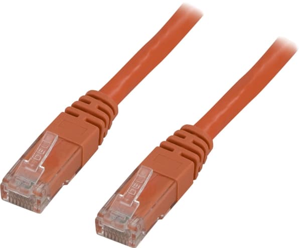 DELTACO U/UTP Cat6 patchkabel 3m, orange (TP-63-OR)