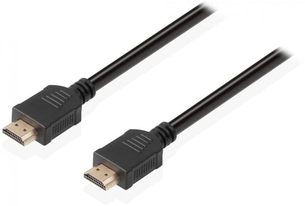 Cablexpert HDMI High Speed med Ethernet-kabel, 3 m, sort