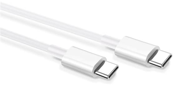 2-pakningslader for iPhone 15 / 16/ 17 / Android 20W med USB-C til USB-C - hurtiglader