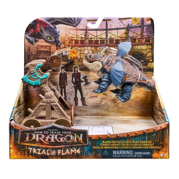 Dragons Blazing Battle – Gronckle mot katapulten