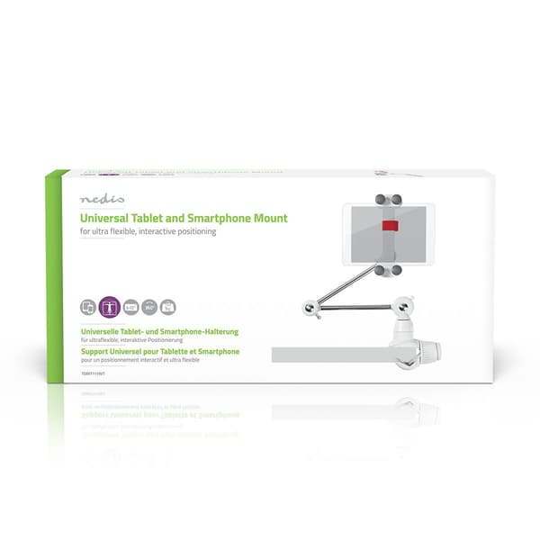 Nedis Tablet Stativ | Interaktiv | Metall / Vit