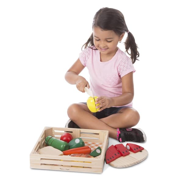 Melissa & Doug Food Play Träskärbräda Mat