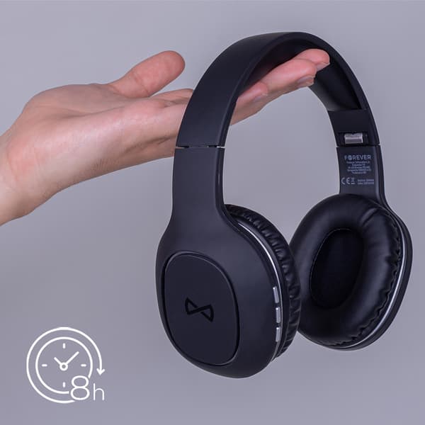 Forever BTH-505 Trådlöst headset, On-ear, Svart