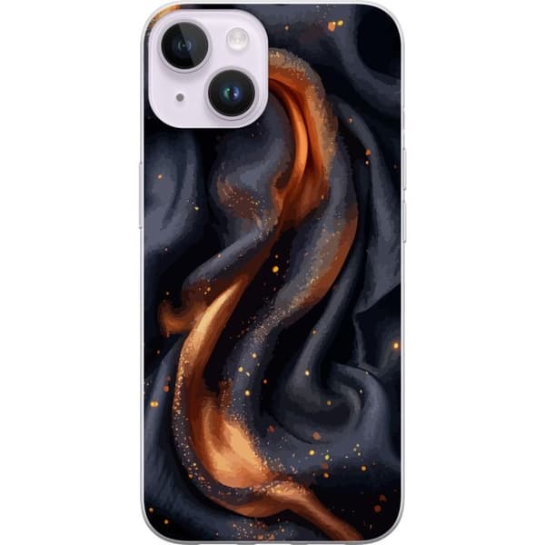 Mobilskal till Apple iPhone 15 Plus med Eldigt silke motiv