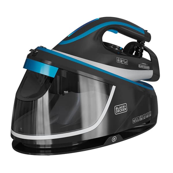 BLACK+DECKER Dampstation 2400W 1,5 L Sort