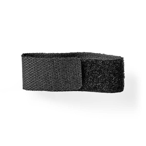 Nedis Kabel Ledelse | Hook og Loop | Låst | 6 stk. | Nylon | Sort