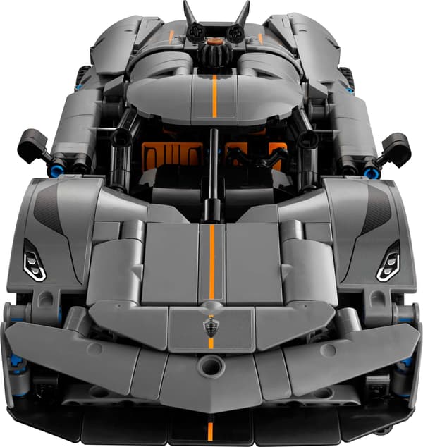 LEGO Technic 42173 - Harmaa hyperauto Koenigsegg Jesko Absolut