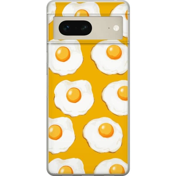 Mobilskal till Google Pixel 7 med Stekt ägg motiv