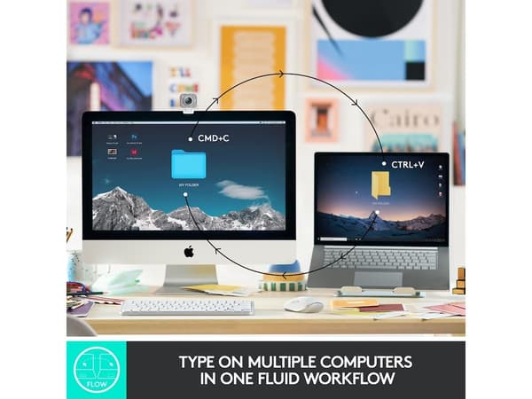 Logitech MX Keys Mini, vaaleanharmaa