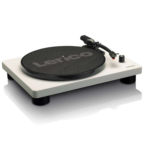 Lenco Platespiller med innebygde høyttalere USB-koding Grå