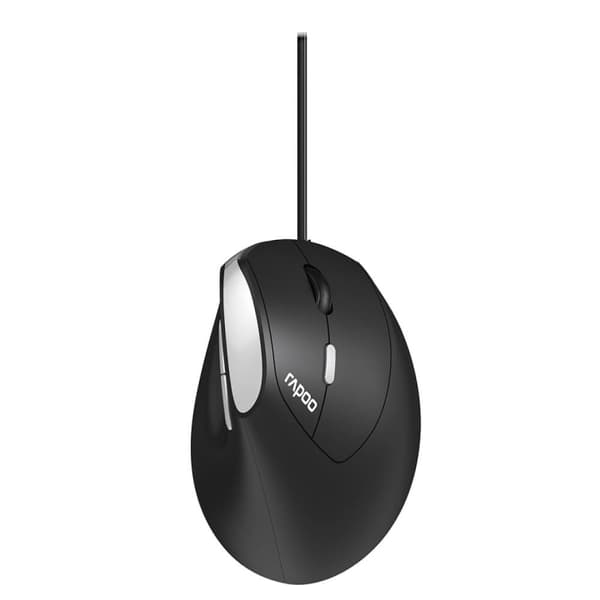 Rapoo Mus EV200 USB Wired Optisk Sort
