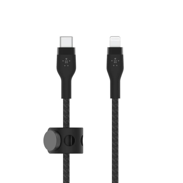 Belkin BOOST CHARGE USB-C to LTG Braided Silicon, 1m, Black