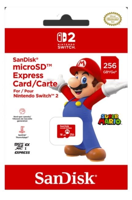 SanDisk Nintendo Switch 2 Micro SD Exp