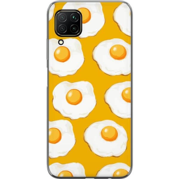 Mobildeksel til Huawei P40 lite med Stekt egg motiv