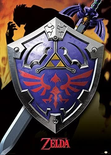 Plakat Legender om Zelda - Hyliansk Skjold