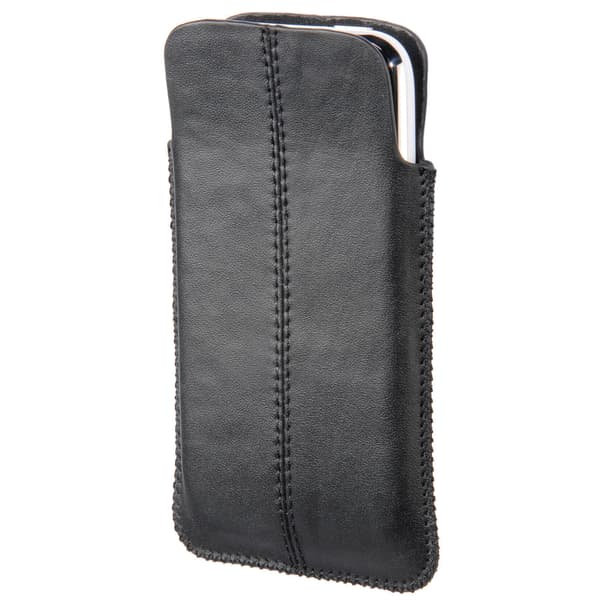Hama Mobiltaske Sleeve Læder Universal Sort