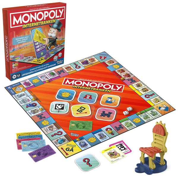 Hasbro gaming Brädspel Monopoly App Banking (SE)