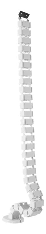 DELTACO Office, Spine Cable Organizer & Hider, White