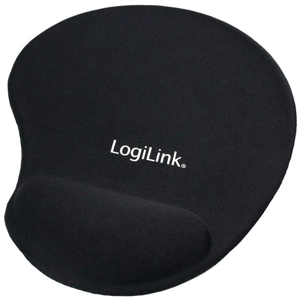 LogiLink Musematte med håndleddstøtte Gel