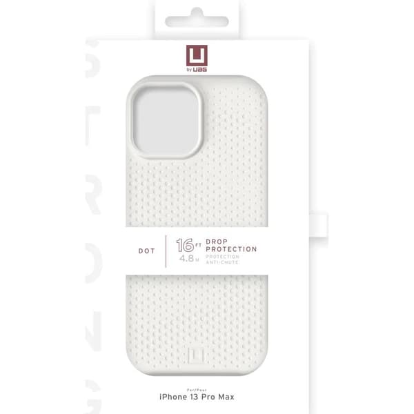 urbanarmorgear iPhone 13 Pro Max [U] Dot Cover, Marshmallow