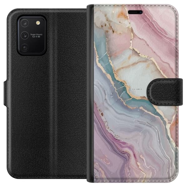Tegnebogsetui til Samsung Galaxy S10 Lite med Marmor motiv