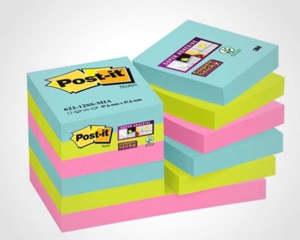 3M Post-it Super-Sticky batong 47,6 x 47,6 mm