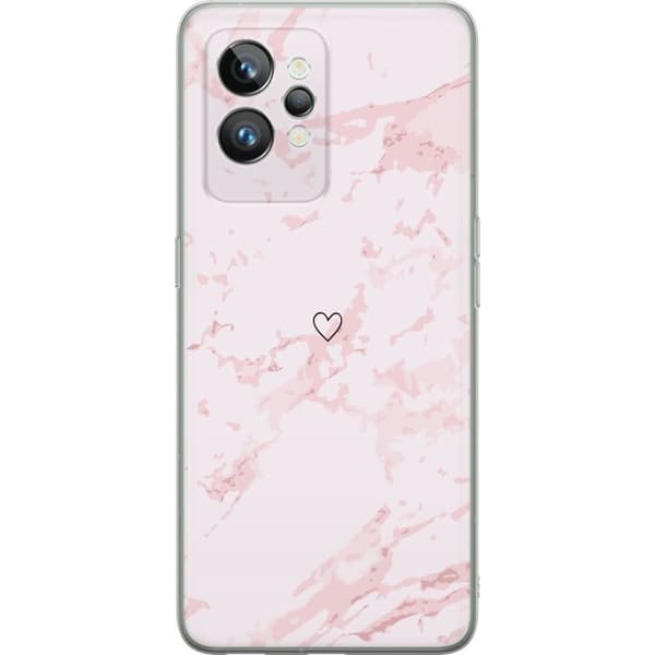 Mobildeksel til Realme GT2 Pro med Rosa Hjerte motiv
