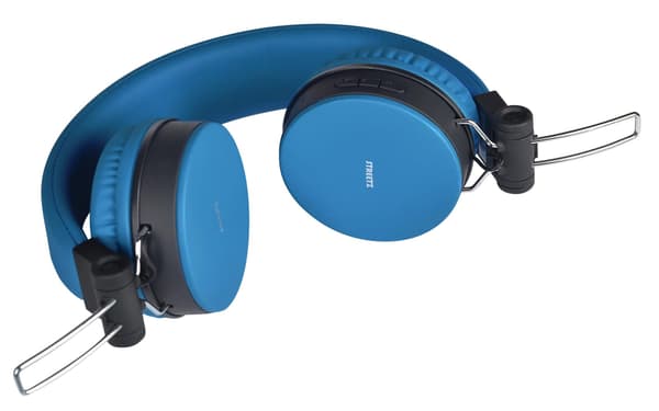 STREETZ Vikbart on-ear BT headset, 3.5 mm, blå