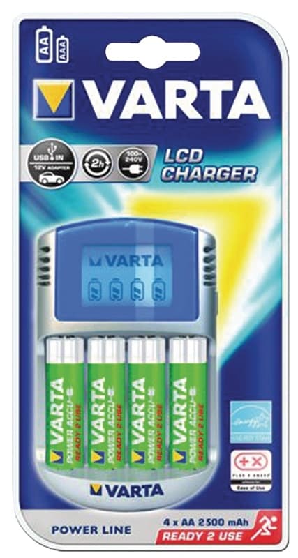 Varta Laddare LCD Power Play