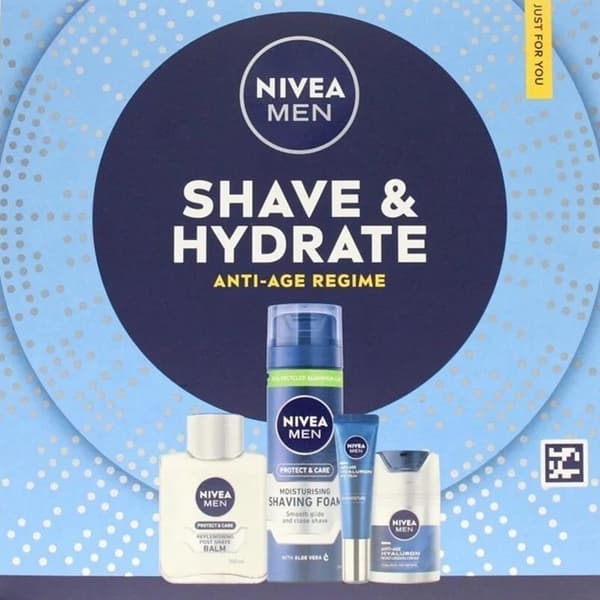Nivea Giftset Nivea Men Shave & Hydrate 4pcs