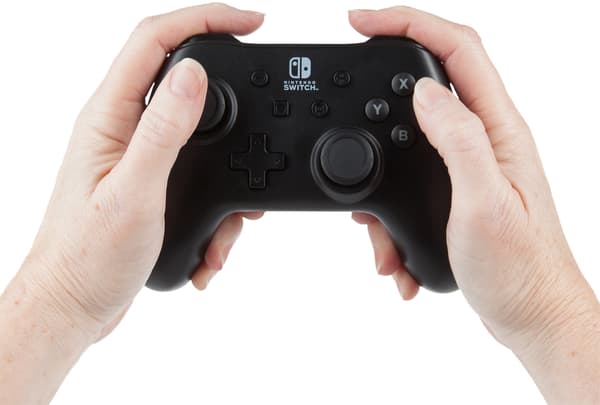 PowerA Wired Controller -peliohjain, musta, Switch
