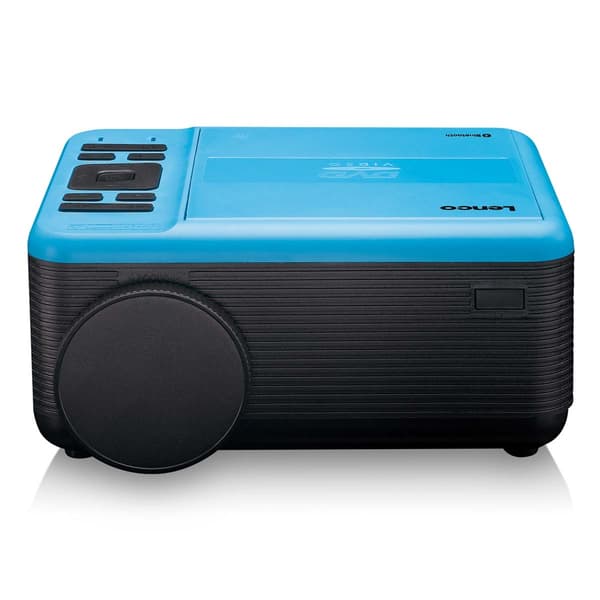 Lenco LCD-projektor med dvd-afspiller og Bluetooth® Blue