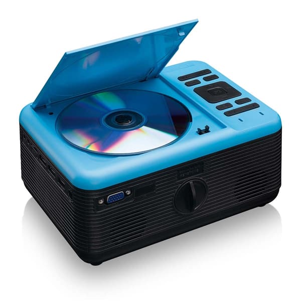 Lenco LCD-projektor med dvd-afspiller og Bluetooth® Blue