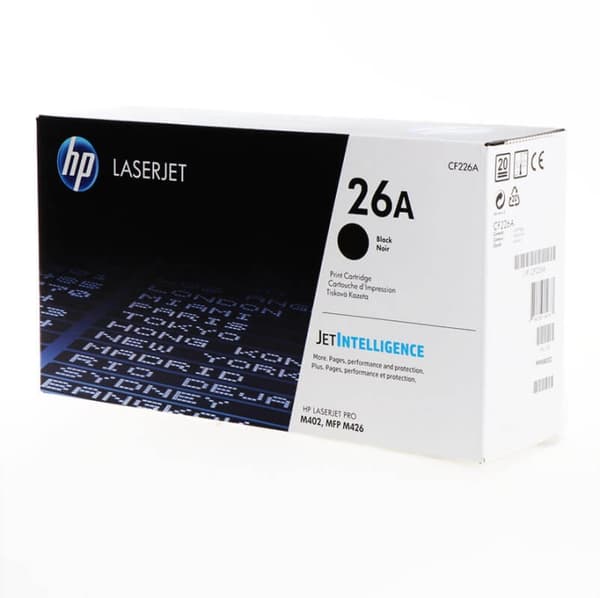 HP Toner CF226A 26A Musta