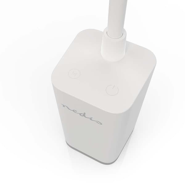 Nedis LED bordlampe | Dimbar | 1 Lysmodus | 90 lm | Oppladningsbar | Touch Function | Hvit