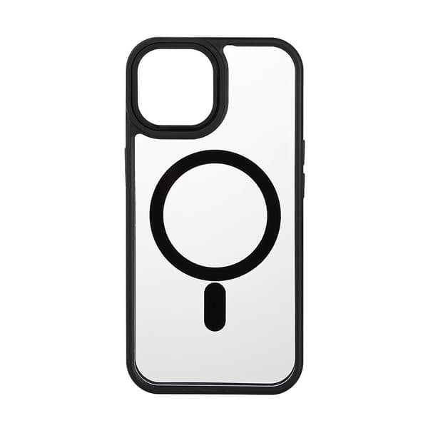 Onsala Back Bumper Clear Case MagSerie iPhone 13/14/15 Clear Case Black Bumper