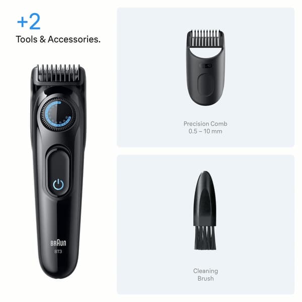 Braun Skäggtrimmer Styler BT3500 Black/Blue