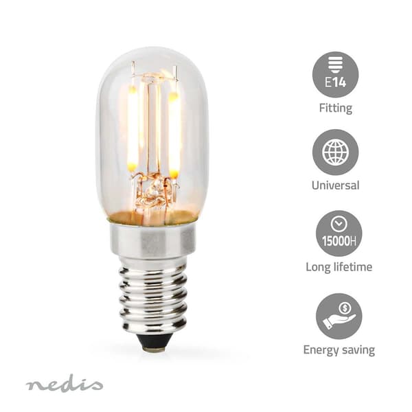 Nedis Pære til Emhætte | LED | E14 | 2 W | T25