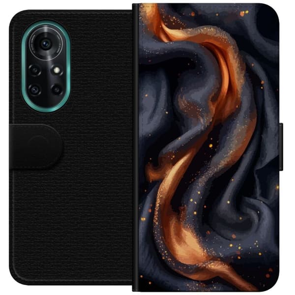 Plånboksfodral till Huawei nova 8 Pro med Eldigt silke motiv