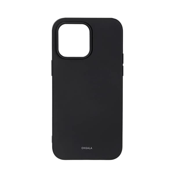 Onsala Mobildeksel Silikon Black - iPhone 14 Pro Max
