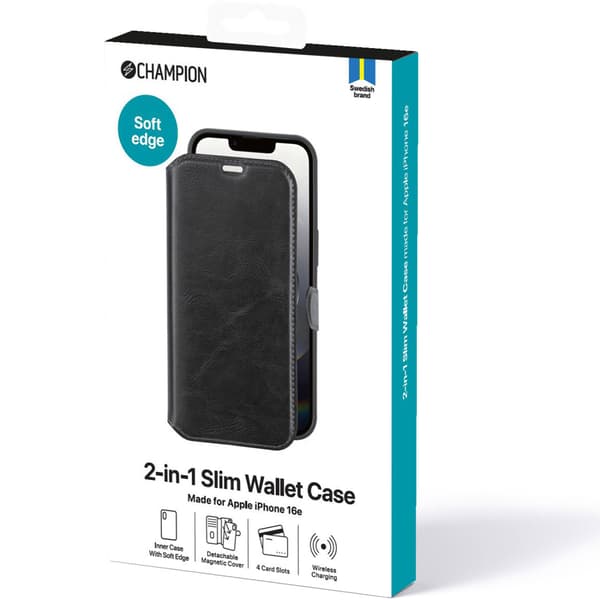 Champion 2-in-1 Slim wallet iPhone 17e/16e